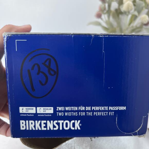 Papillio Birkenstock Debby Slip On Wedge Silver Metallic Women 7/EU38 Tried On - Picture 12 of 12